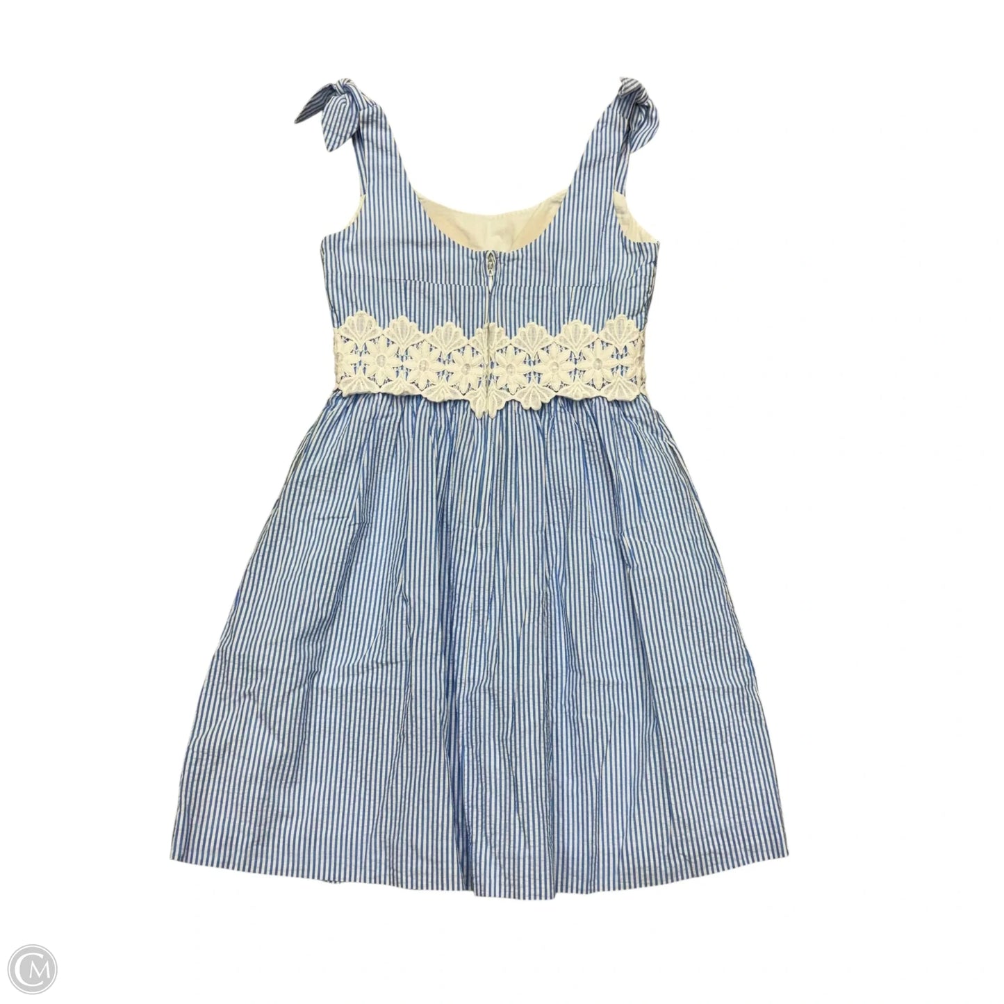 Dress Designer By Lilly Pulitzer In Blue & White, Size: Xs