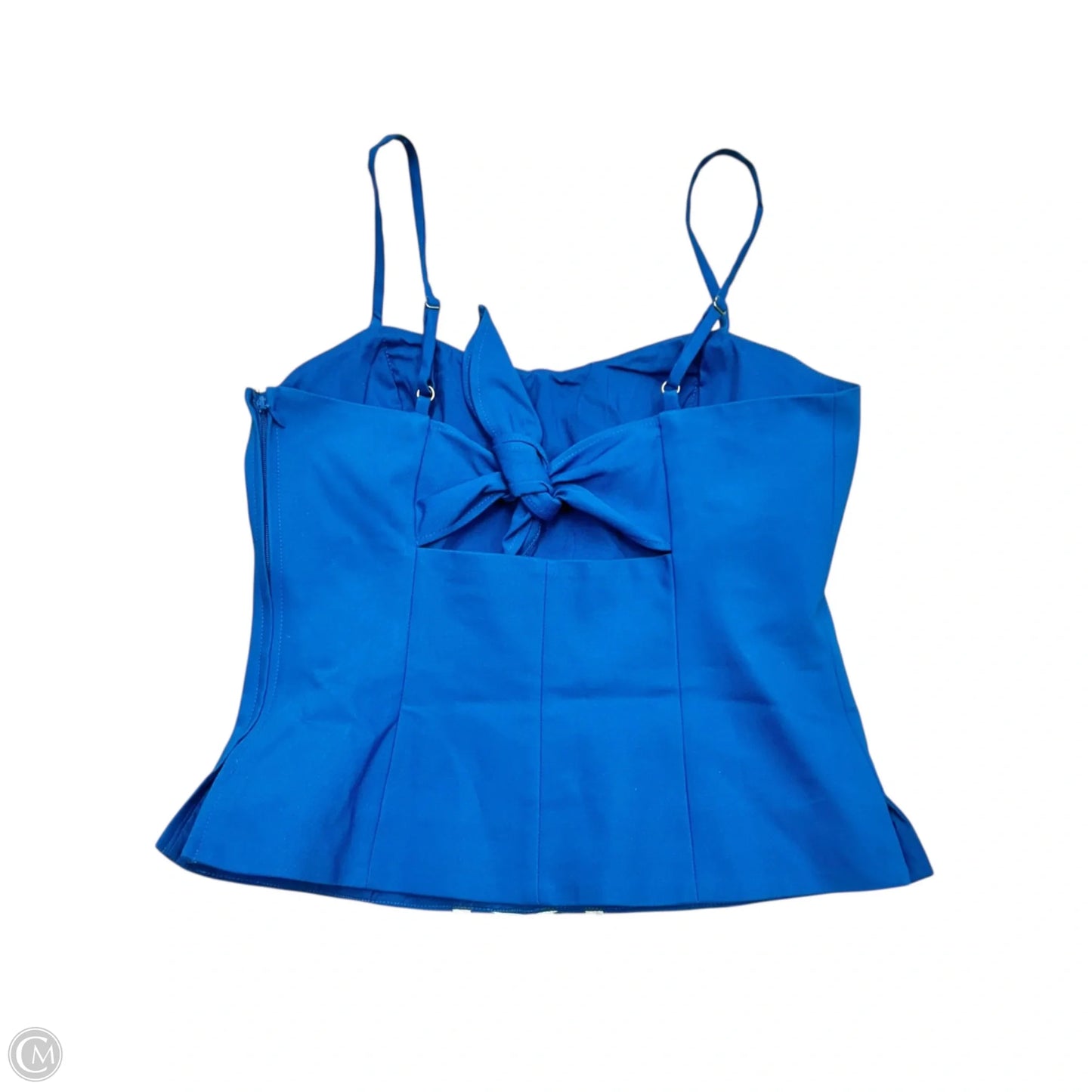 Top Sleeveless Designer By Lilly Pulitzer In Blue & White, Size: Xs