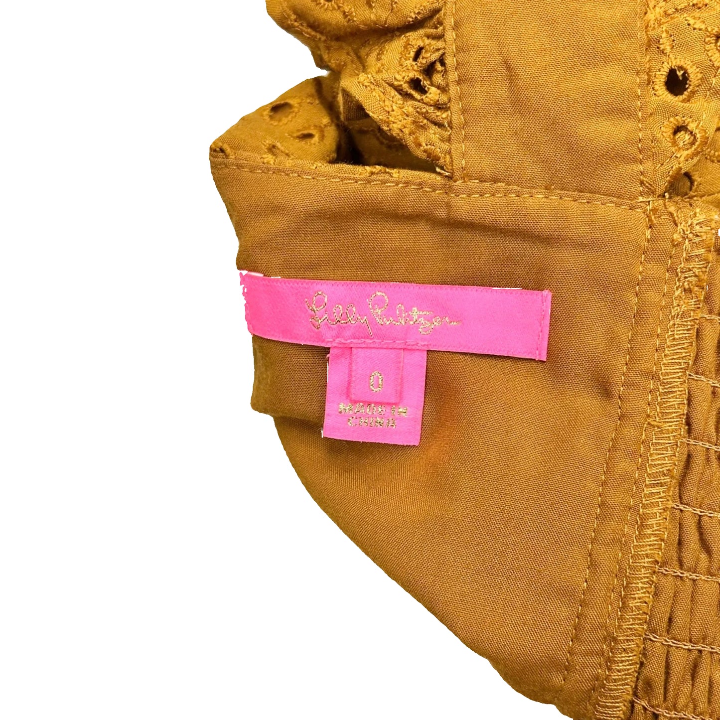 Skirt Set 2pc Designer By Lilly Pulitzer In Tan, Size: Xs