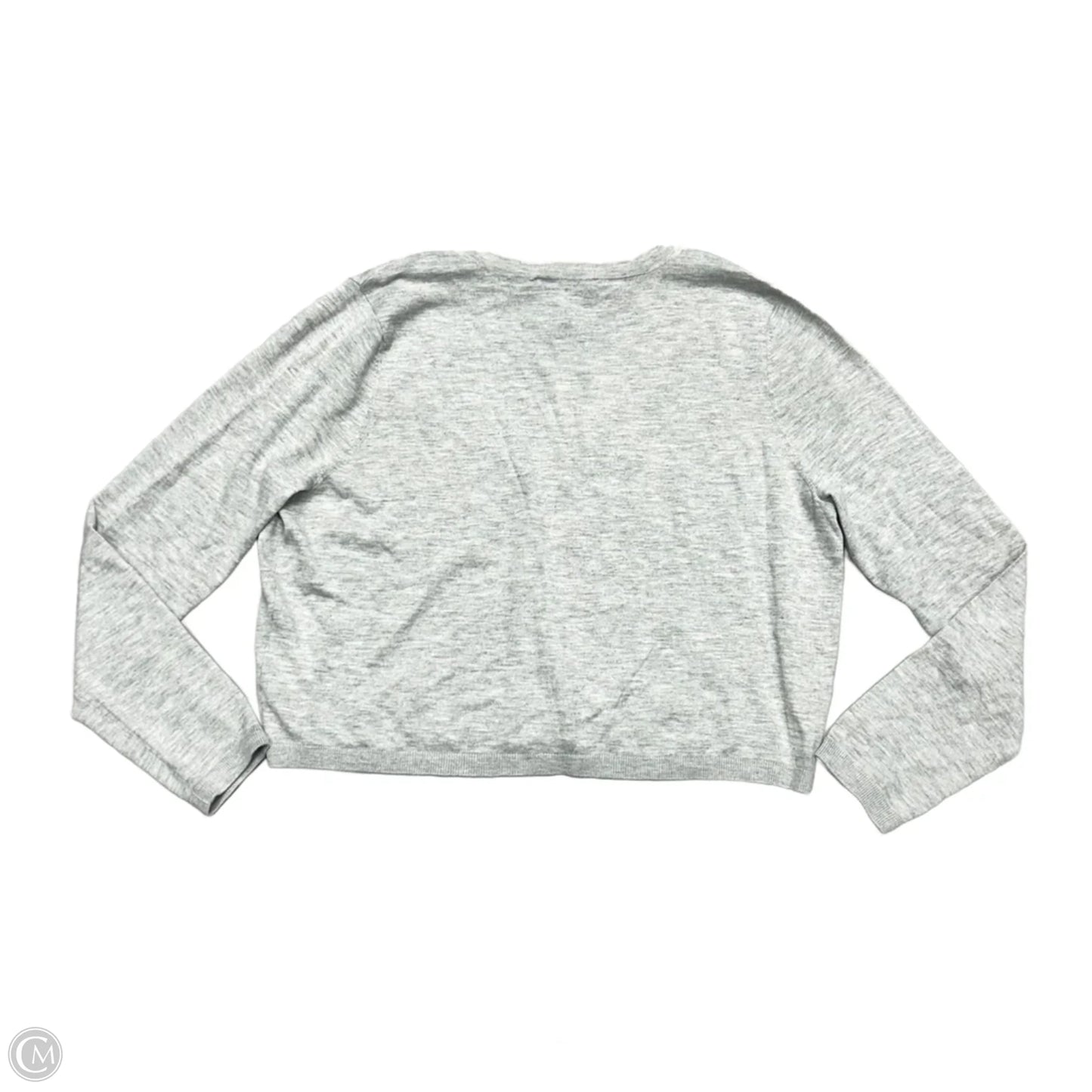 Sweater Cardigan By Rachel Parcell In Grey, Size: Xxl