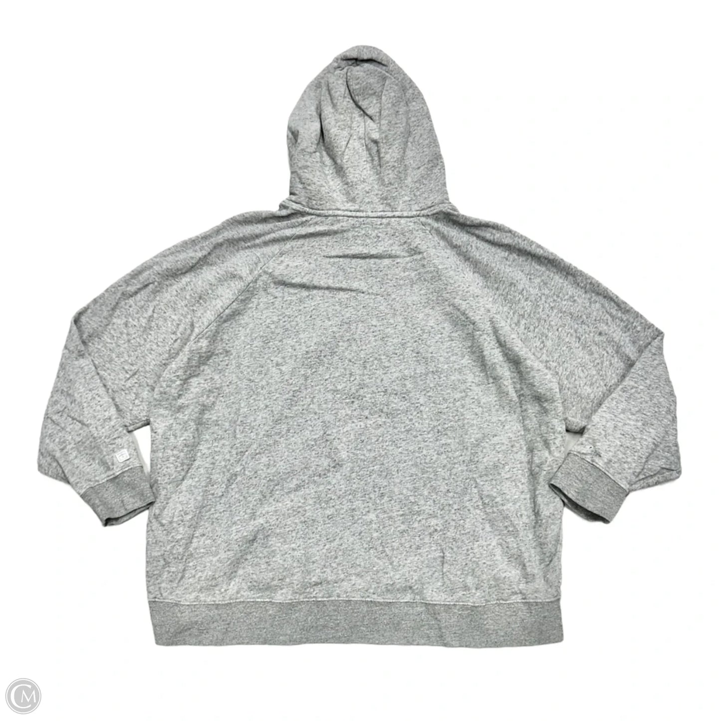Sweatshirt Hoodie By Tailgate In Green & Grey, Size: L
