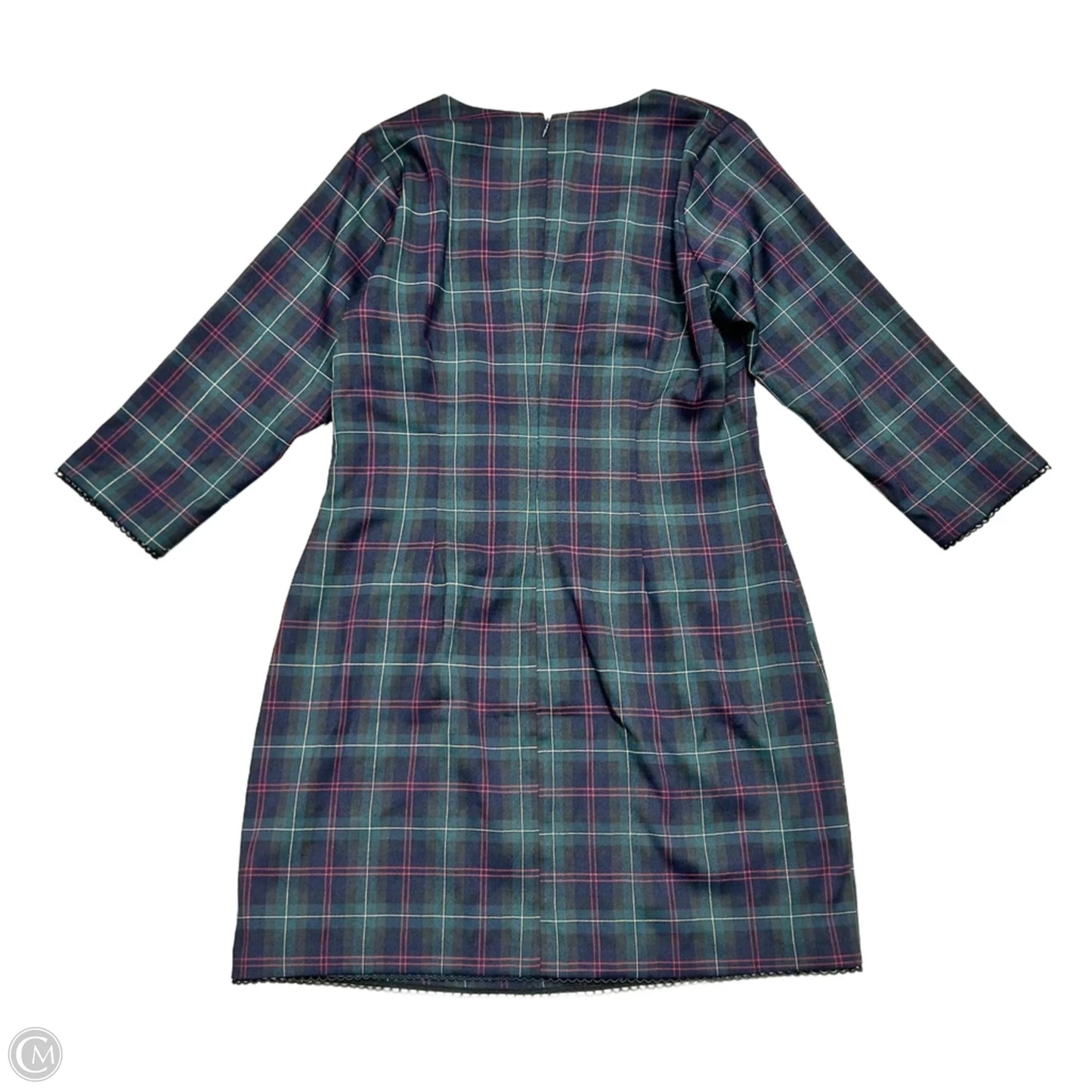 Dress Party Short By Alexia Admor In Plaid Pattern, Size: Xl