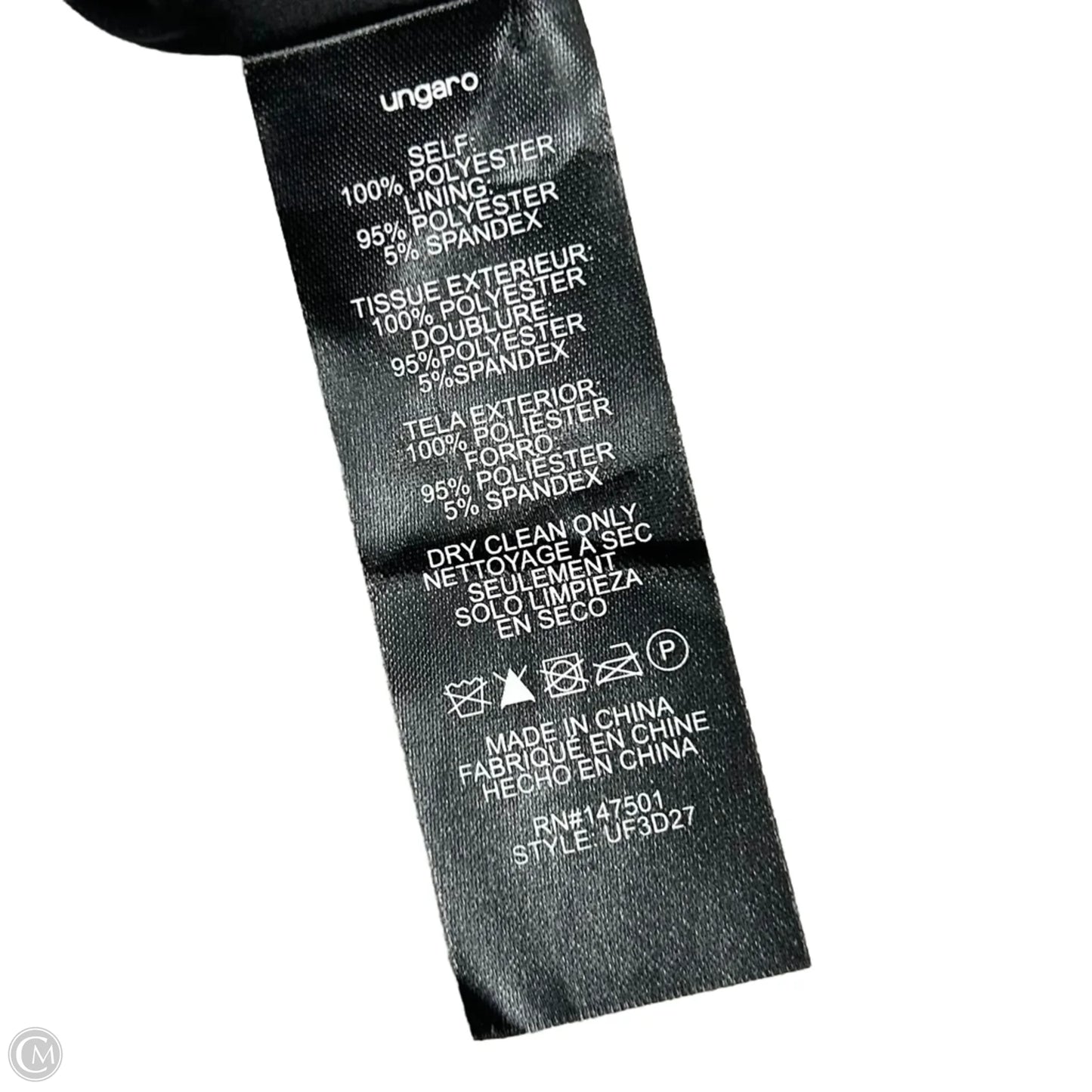 Dress Casual Short By Ungaro In Black & Green, Size: Xxl