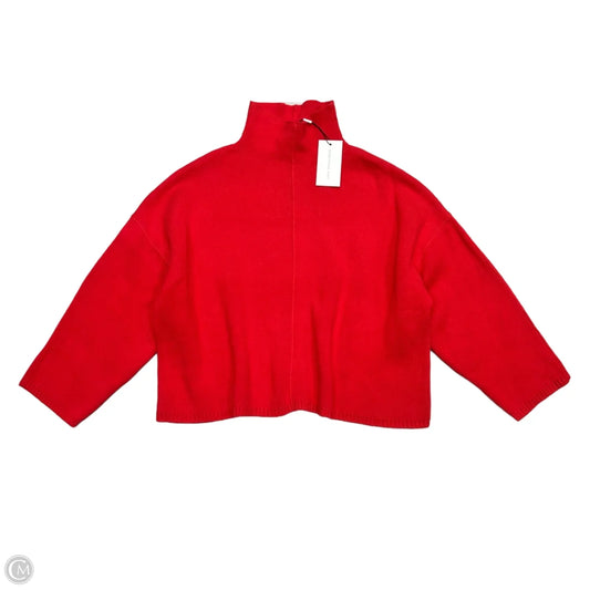 Sweater By Something Navy In Red, Size: Xl