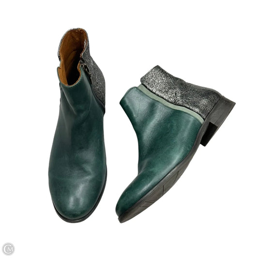 Boots Ankle Heels By Eeska In Green, Size: 7.5