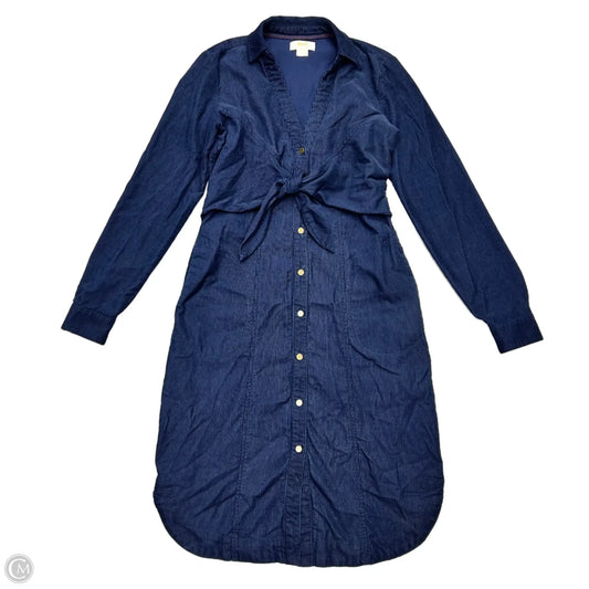 Dress Casual Midi By Maeve In Navy, Size: Xs