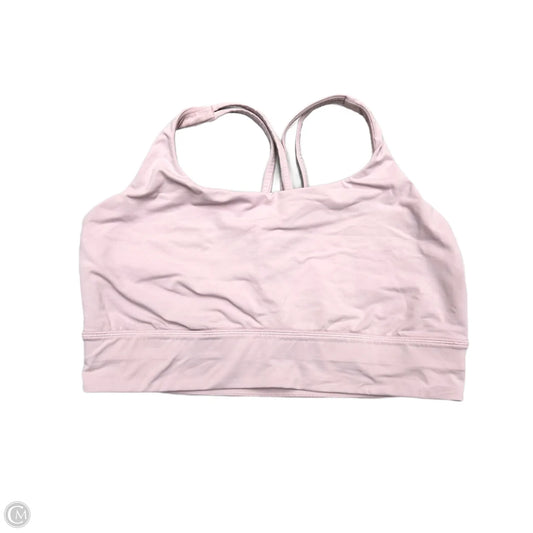 Athletic Bra By Lululemon In Pink, Size: Xl