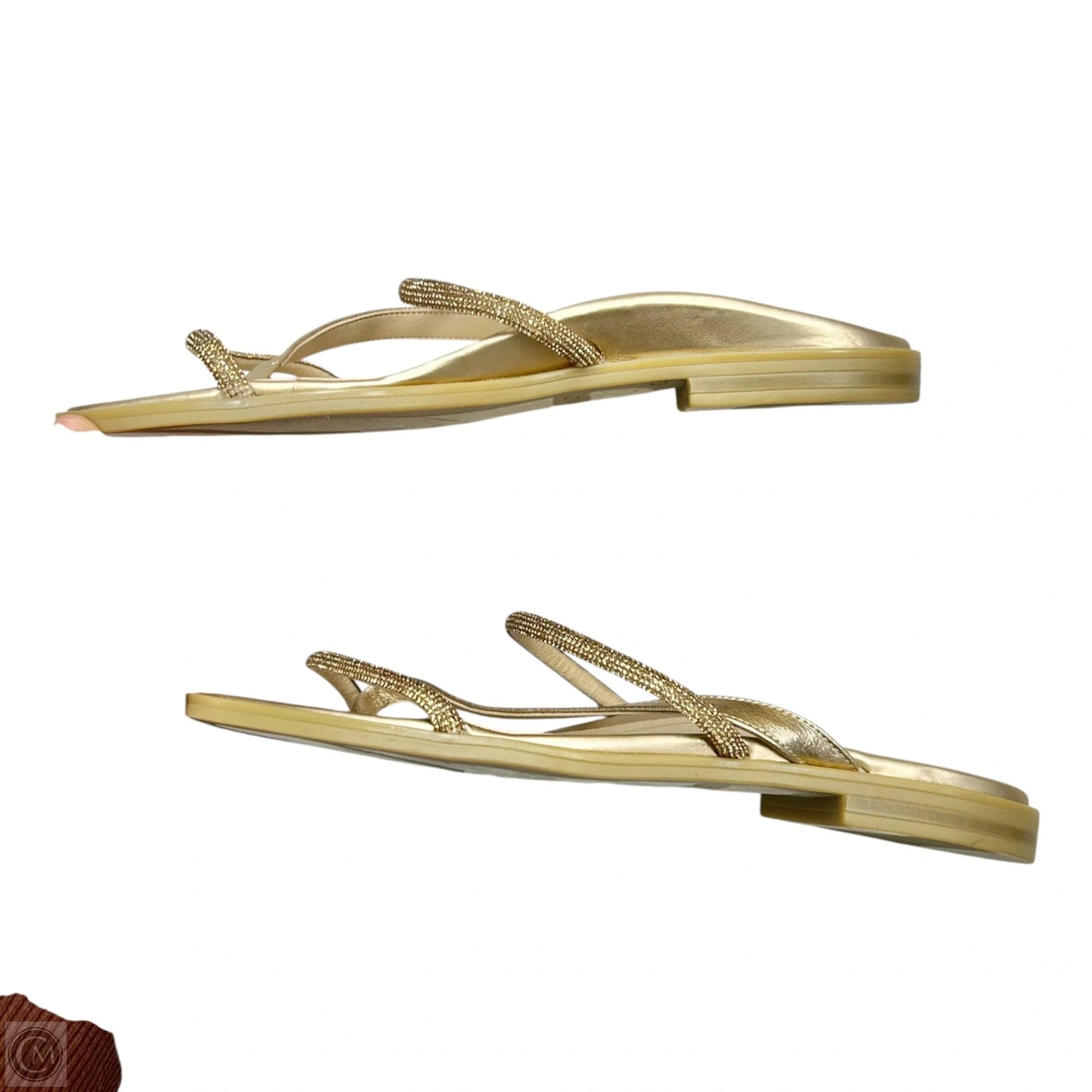 Sandals Flats By Vionic In Gold, Size: 9