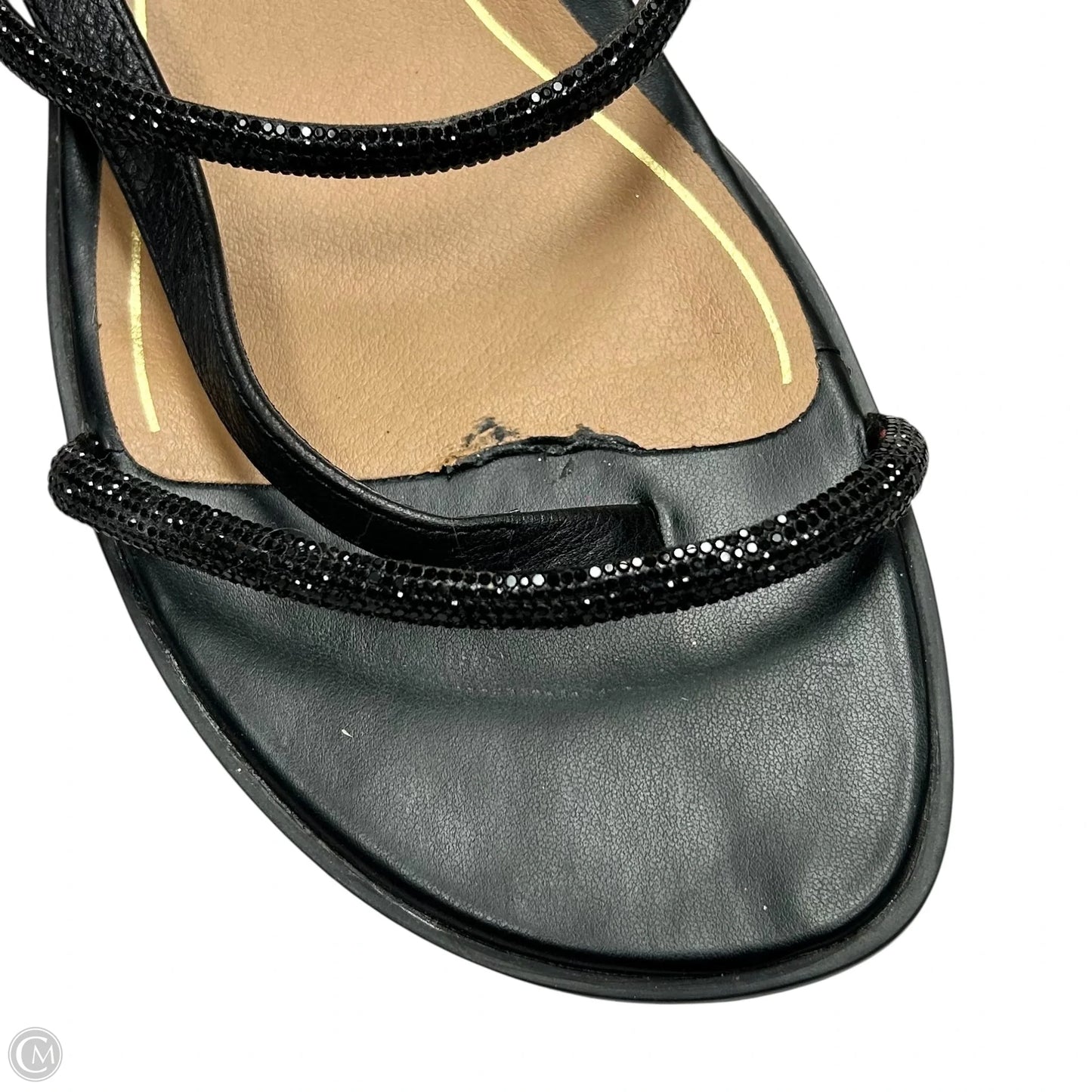 Sandals Flats By Vionic In Black, Size: 9.5