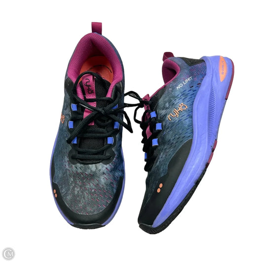 Shoes Athletic By Ryka In Black & Purple, Size: 9