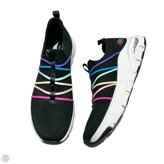 Shoes Athletic By Skechers In Black, Size: 8