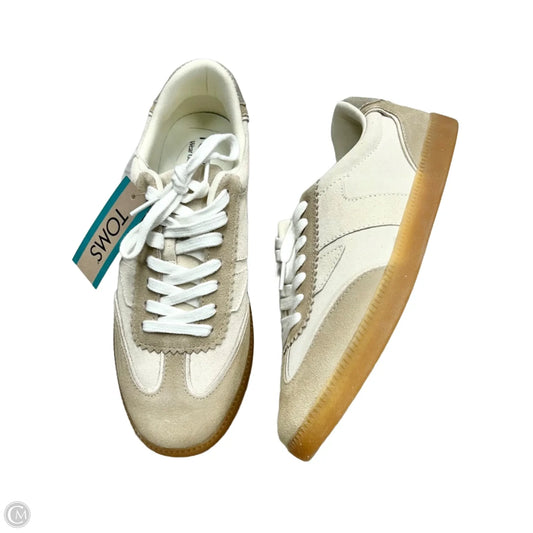Shoes Sneakers By Toms In Cream, Size: 8.5