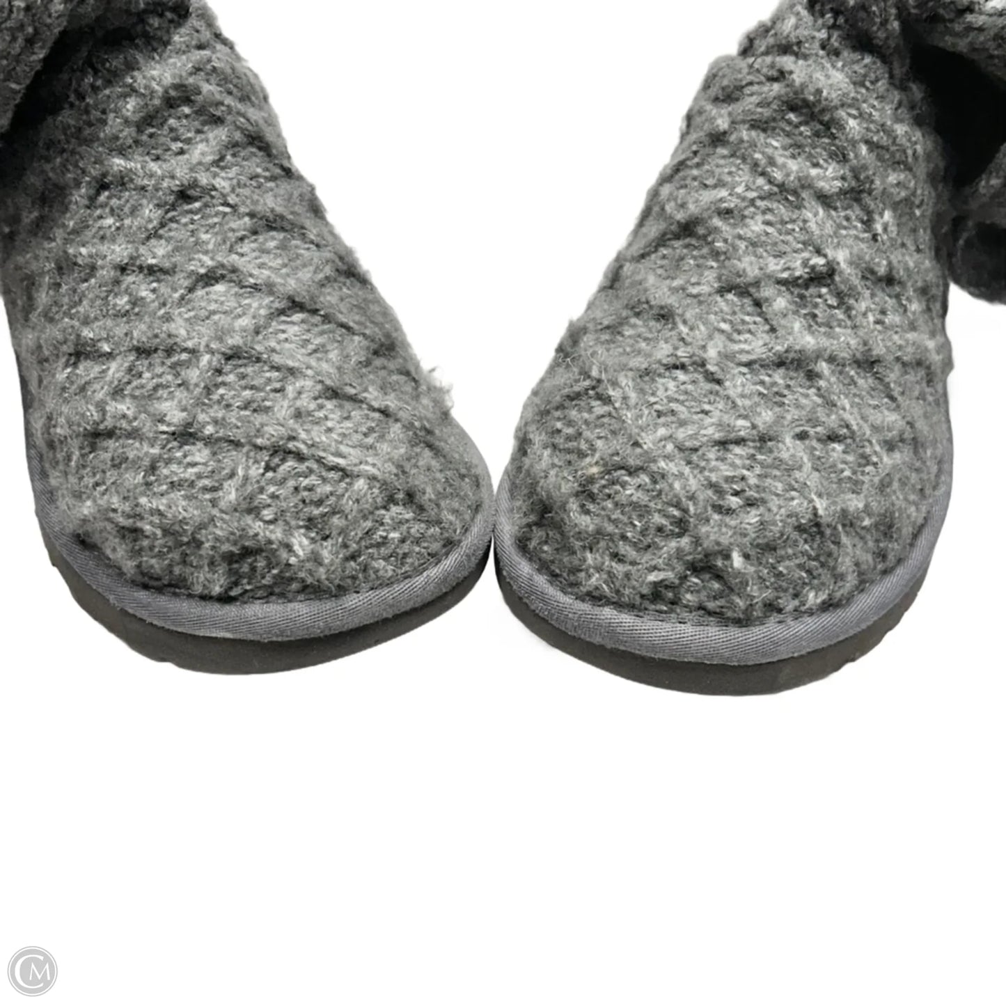 Boots Designer By Ugg In Grey, Size: 8