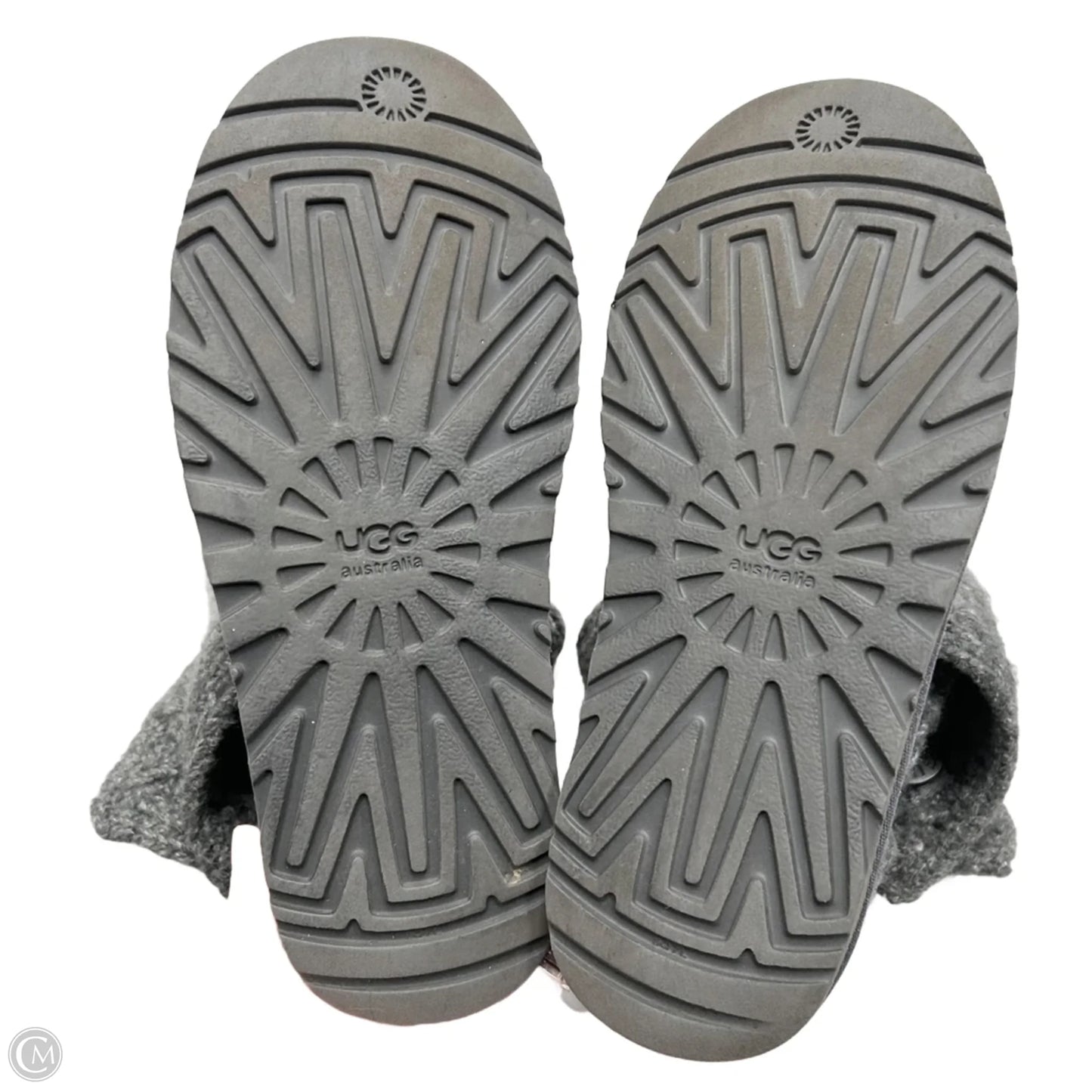 Boots Designer By Ugg In Grey, Size: 8
