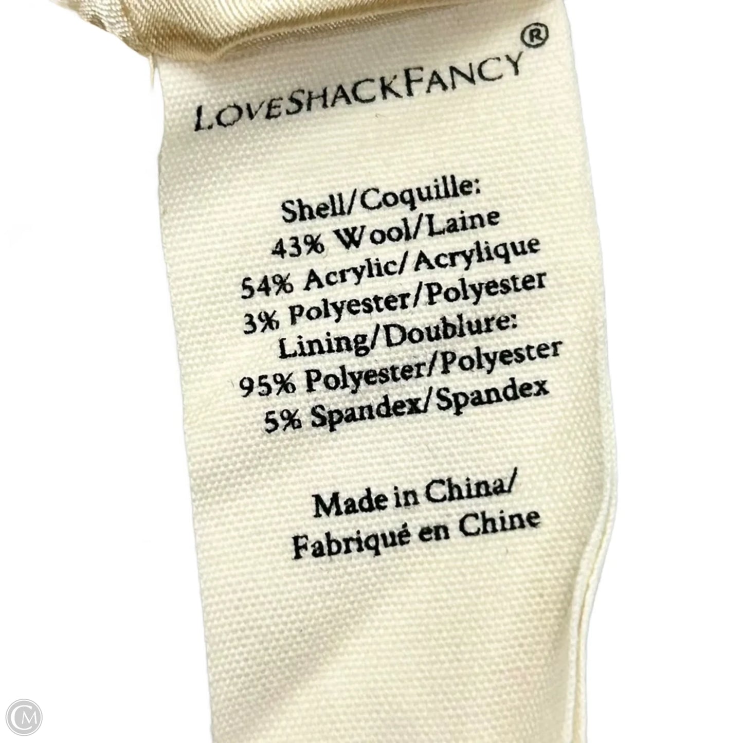 Skirt Mini & Short By Loveshackfancy In White & Yellow, Size: 12