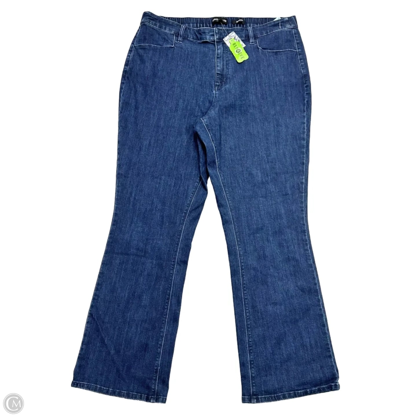 Jeans Boot Cut By Susan Graver In Blue Denim, Size: 18