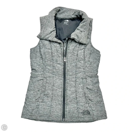 Vest Puffer & Quilted By The North Face In Grey, Size: Xs