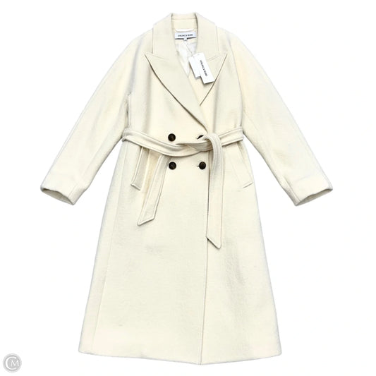 Coat Peacoat By Veronica Beard In Cream, Size: L