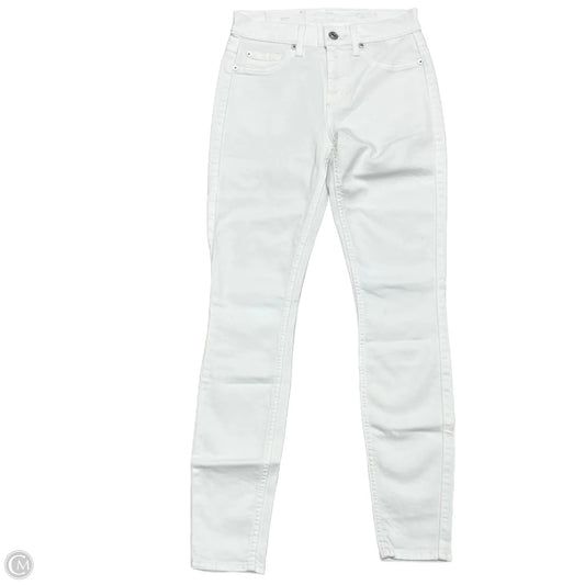 Jeans Skinny By 7 For All Mankind In White Denim, Size: 0