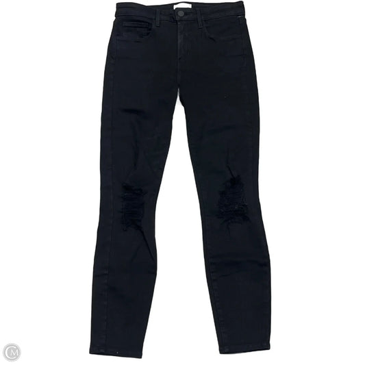 Jeans Skinny By L Agence In Black, Size: 0