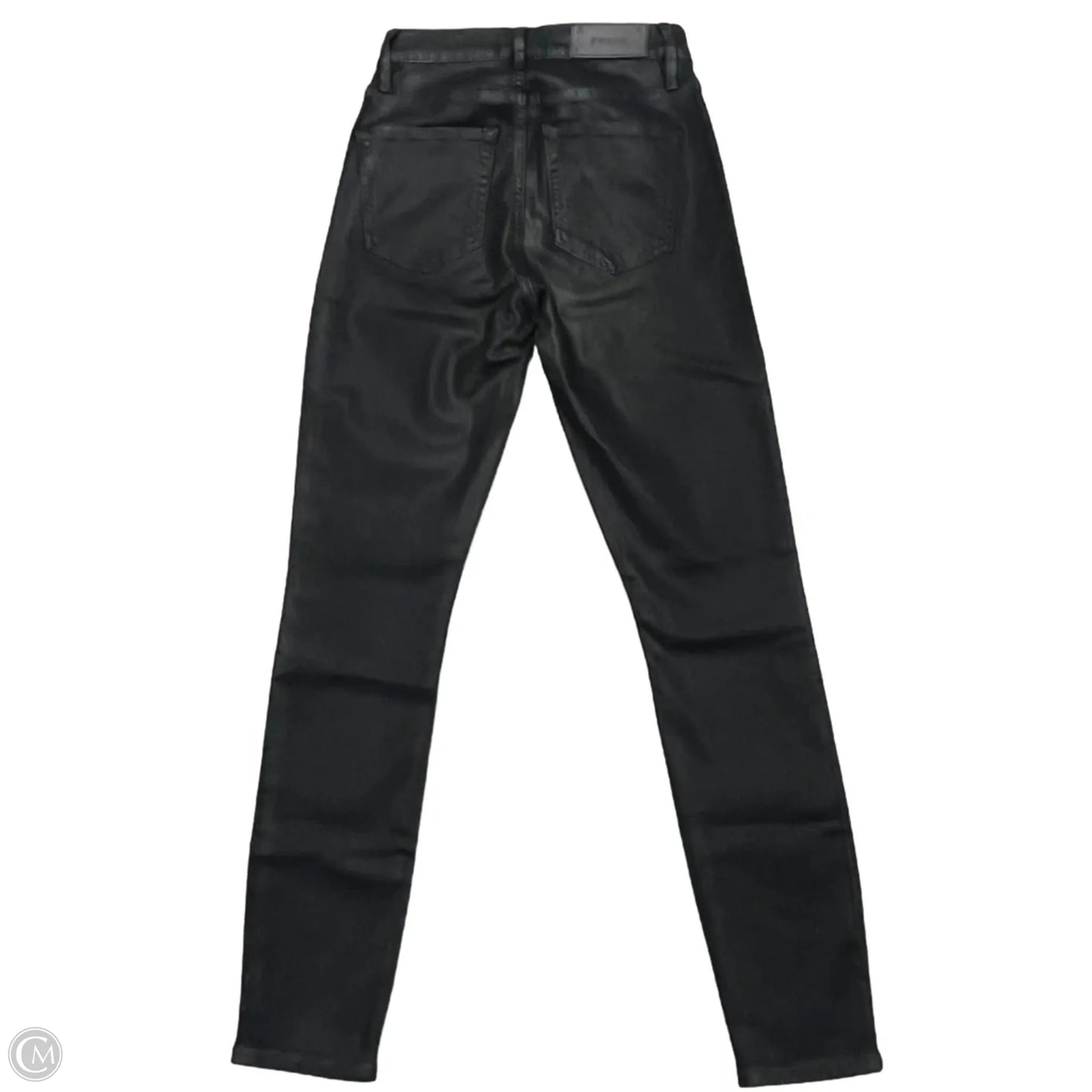 Jeans Skinny By Frame In Black, Size: 0