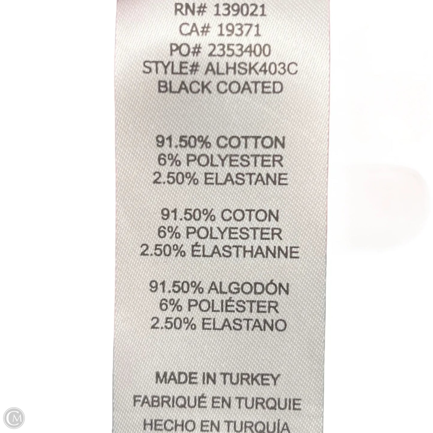 Jeans Skinny By Frame In Black, Size: 0