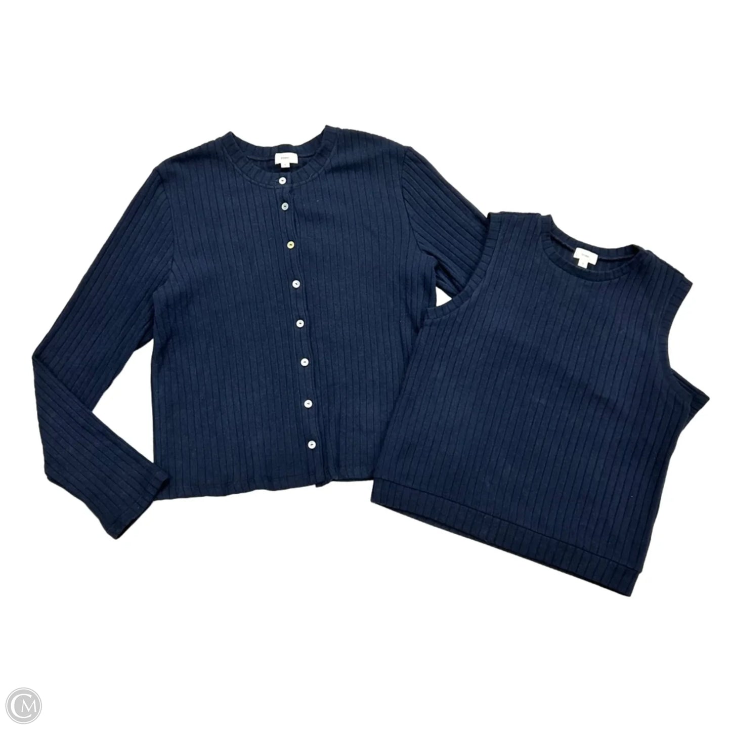Sweater 2pc By Donni In Navy, Size: M