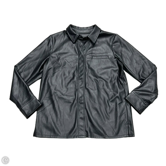 Jacket Shirt By Bagatelle In Black, Size: M