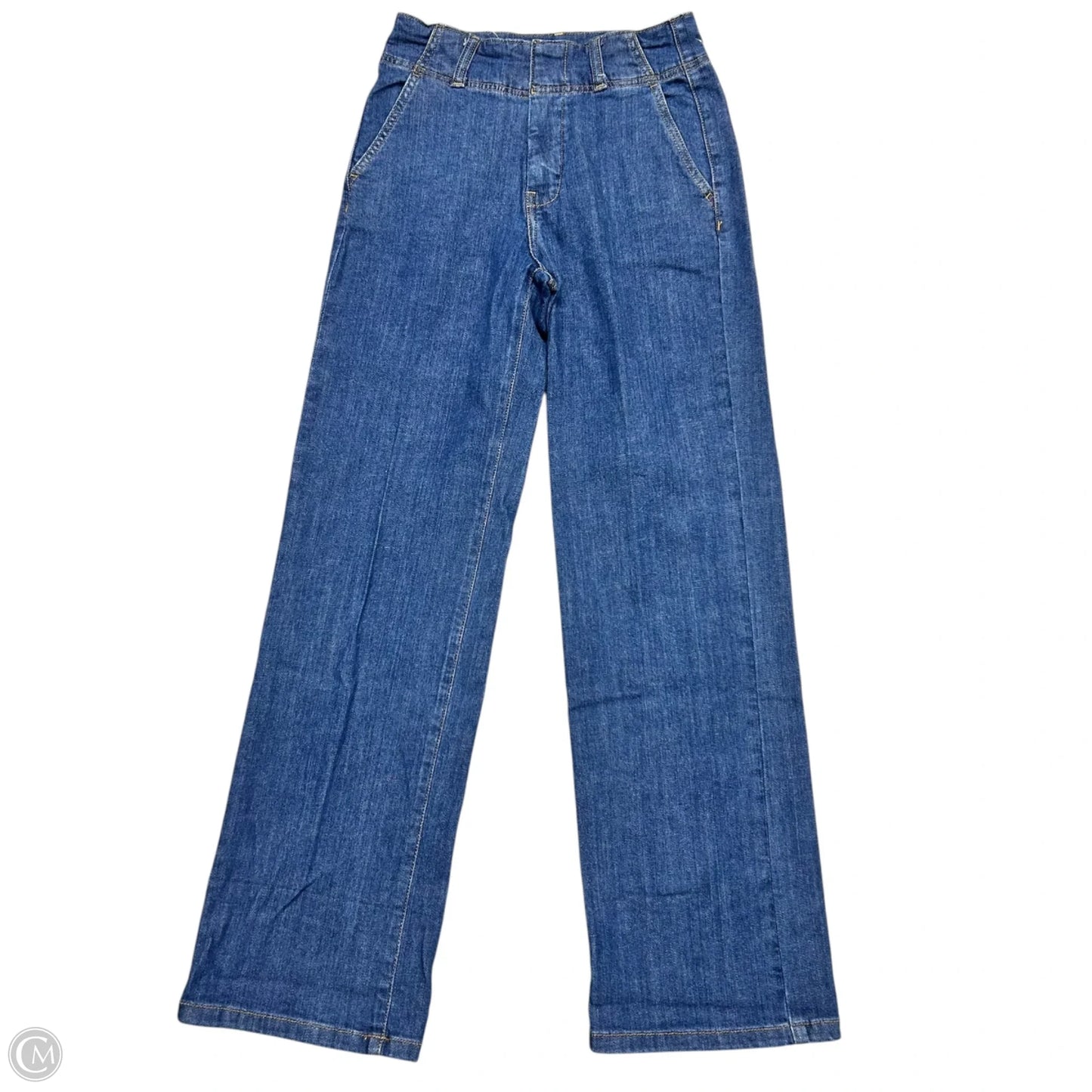 Jeans Wide Leg By Pilcro In Blue Denim, Size: 0