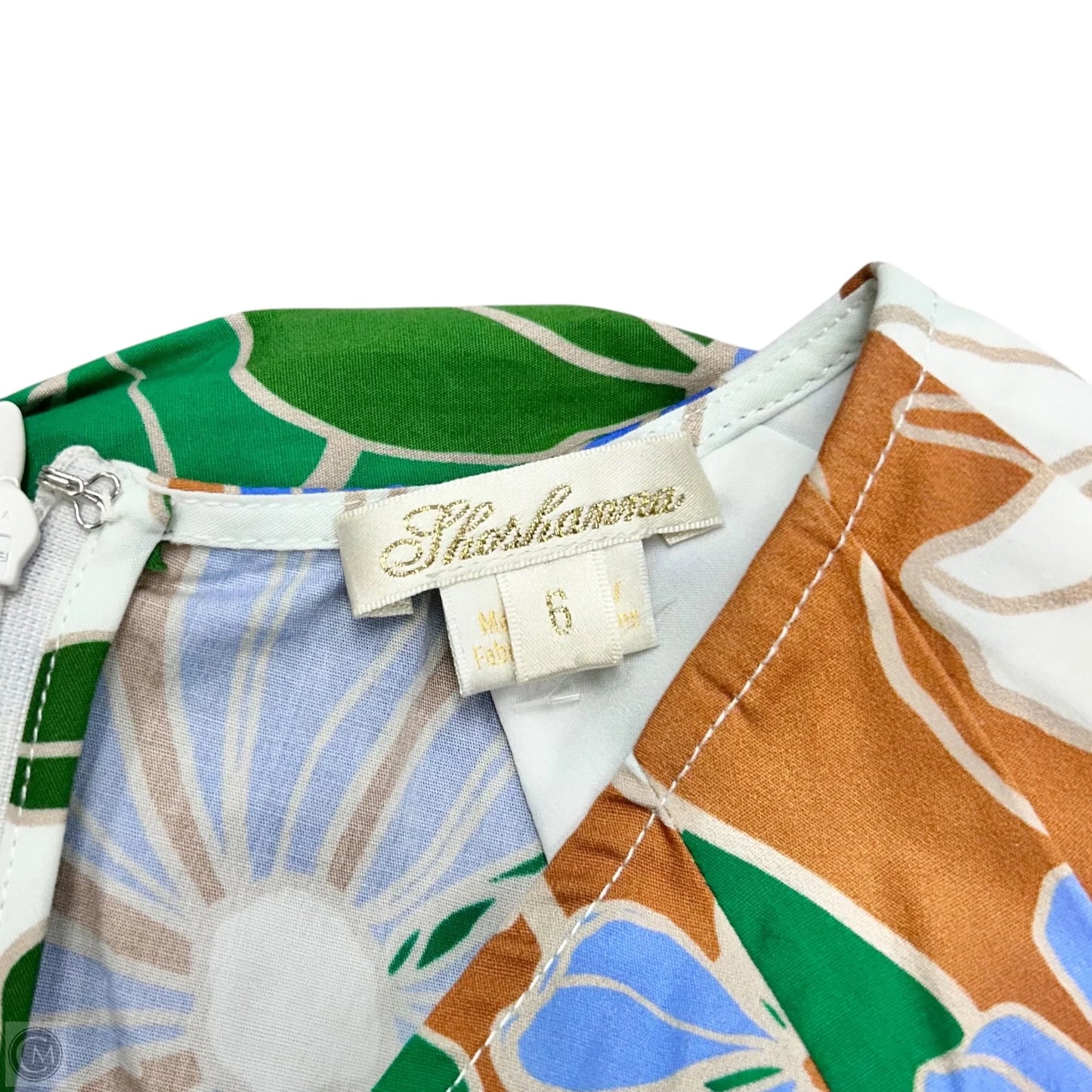 Dress Casual Maxi By Shoshanna In Green & Tan, Size: S