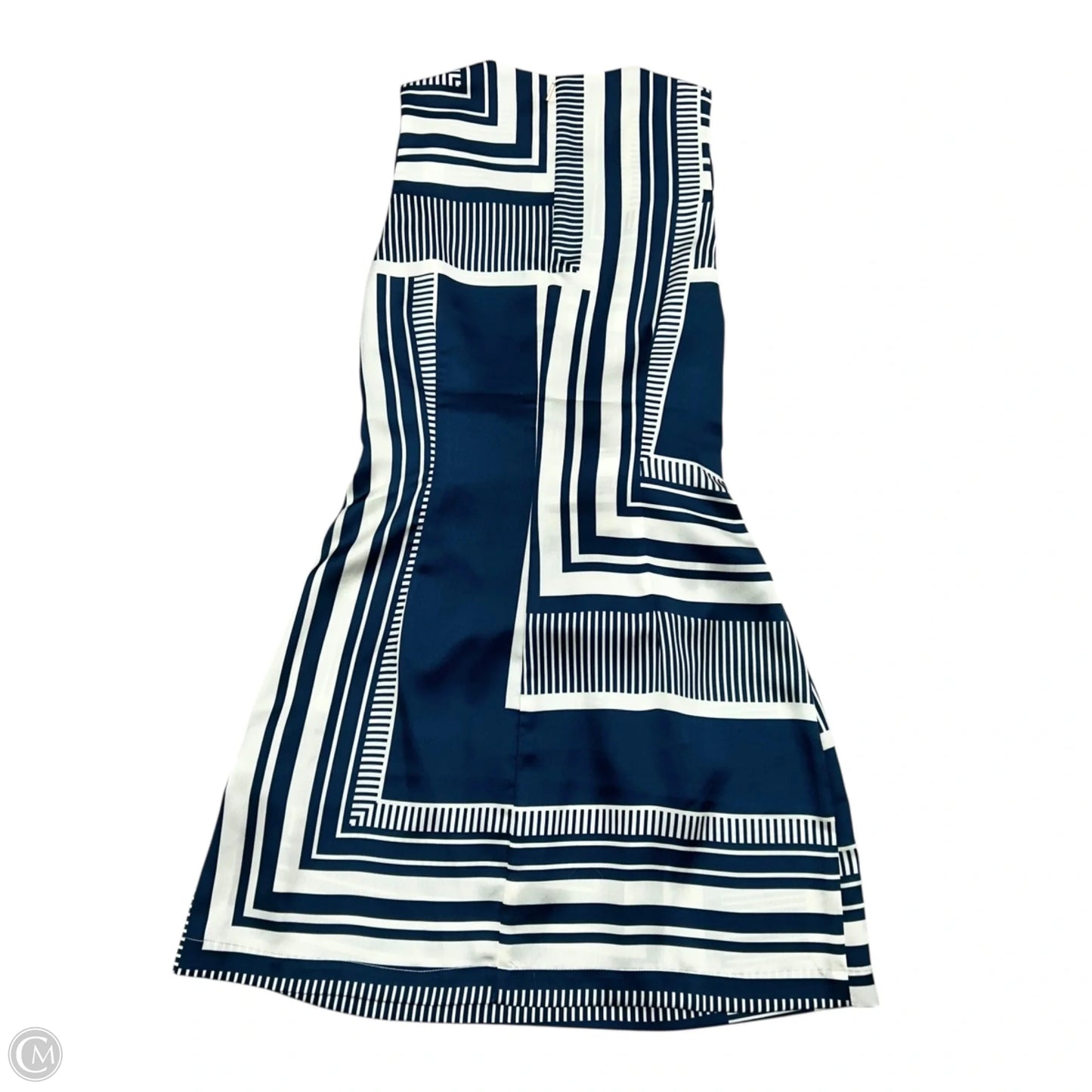 Dress Designer By Misa In Blue & White, Size: S