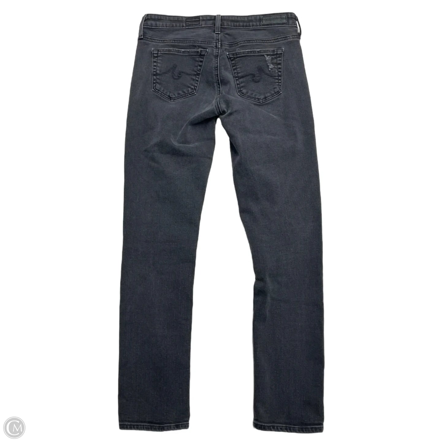 Jeans Skinny By Ag Jeans In Grey Denim, Size: 0