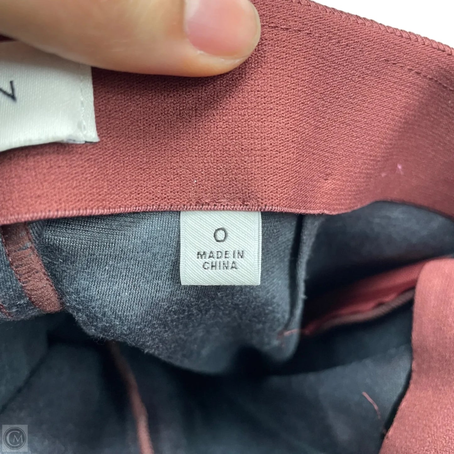 Pants Leggings By Babaton In Maroon, Size: 0