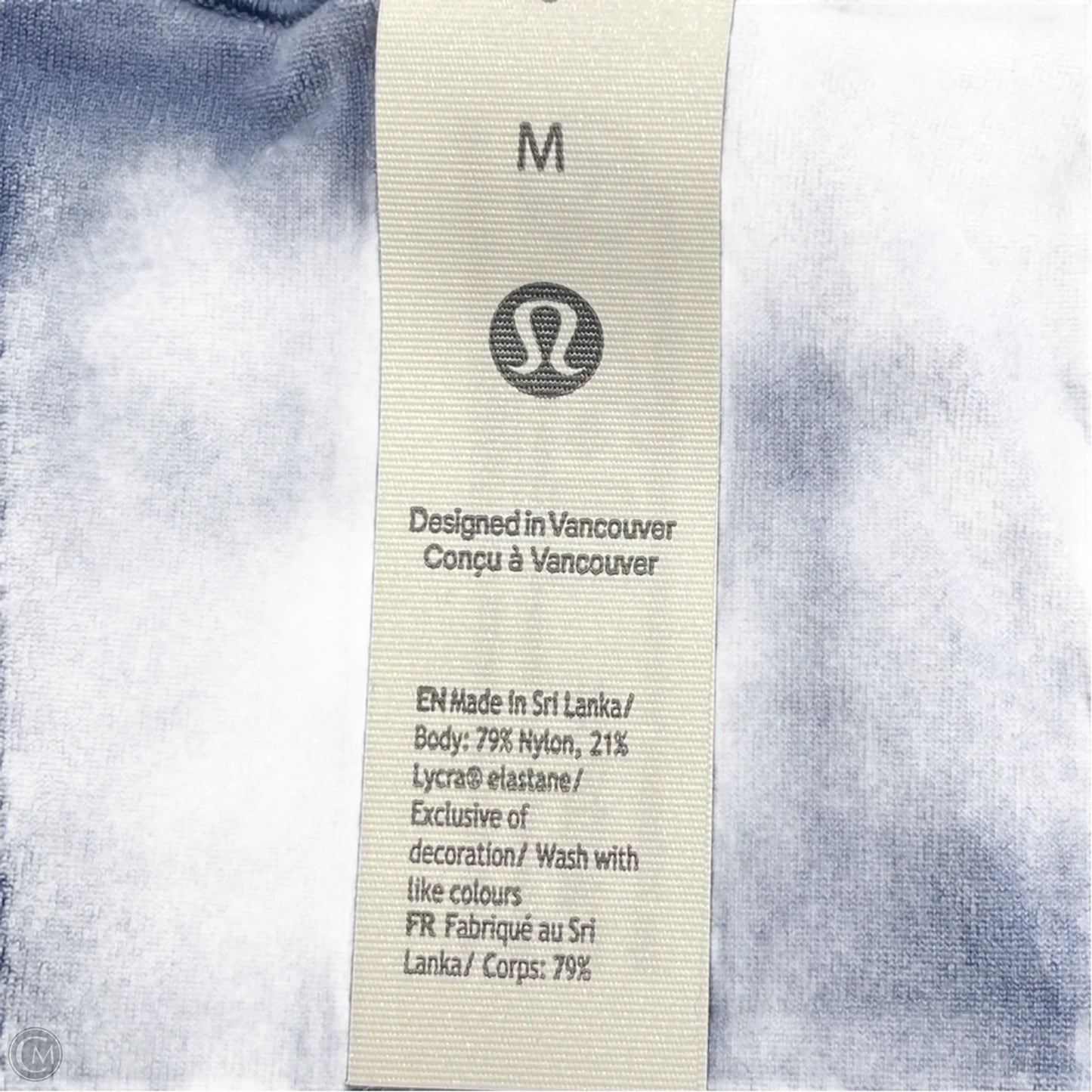 Athletic Tank Top By Lululemon In Navy, Size: M