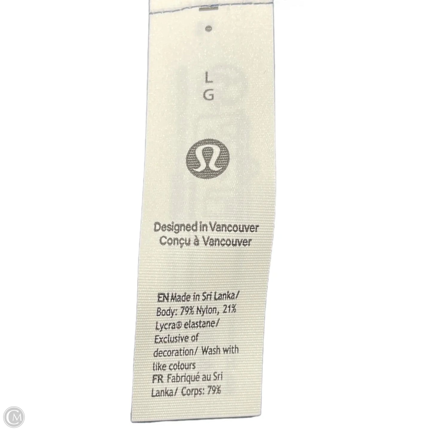 Athletic Tank Top By Lululemon In Navy, Size: L