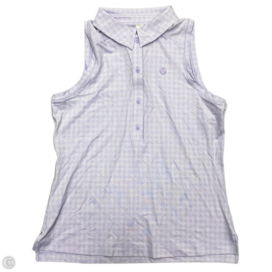 Athletic Tank Top By Lululemon In Purple, Size: S