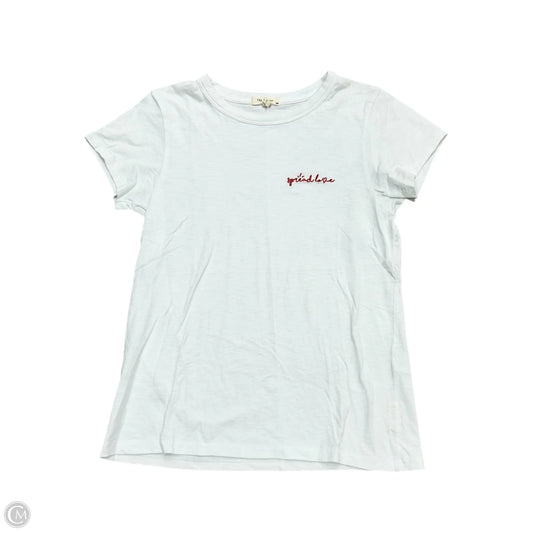 Top Short Sleeve By Rag And Bone In White, Size: S