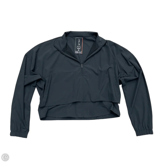 Athletic Jacket By Nike Apparel In Black, Size: S