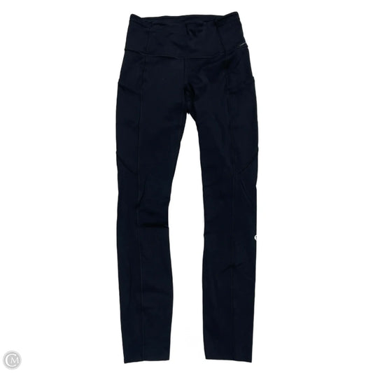 Athletic Leggings By Lululemon In Black, Size: S