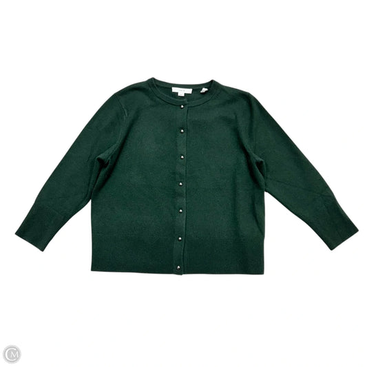 Sweater Cardigan By Vince In Green, Size: M