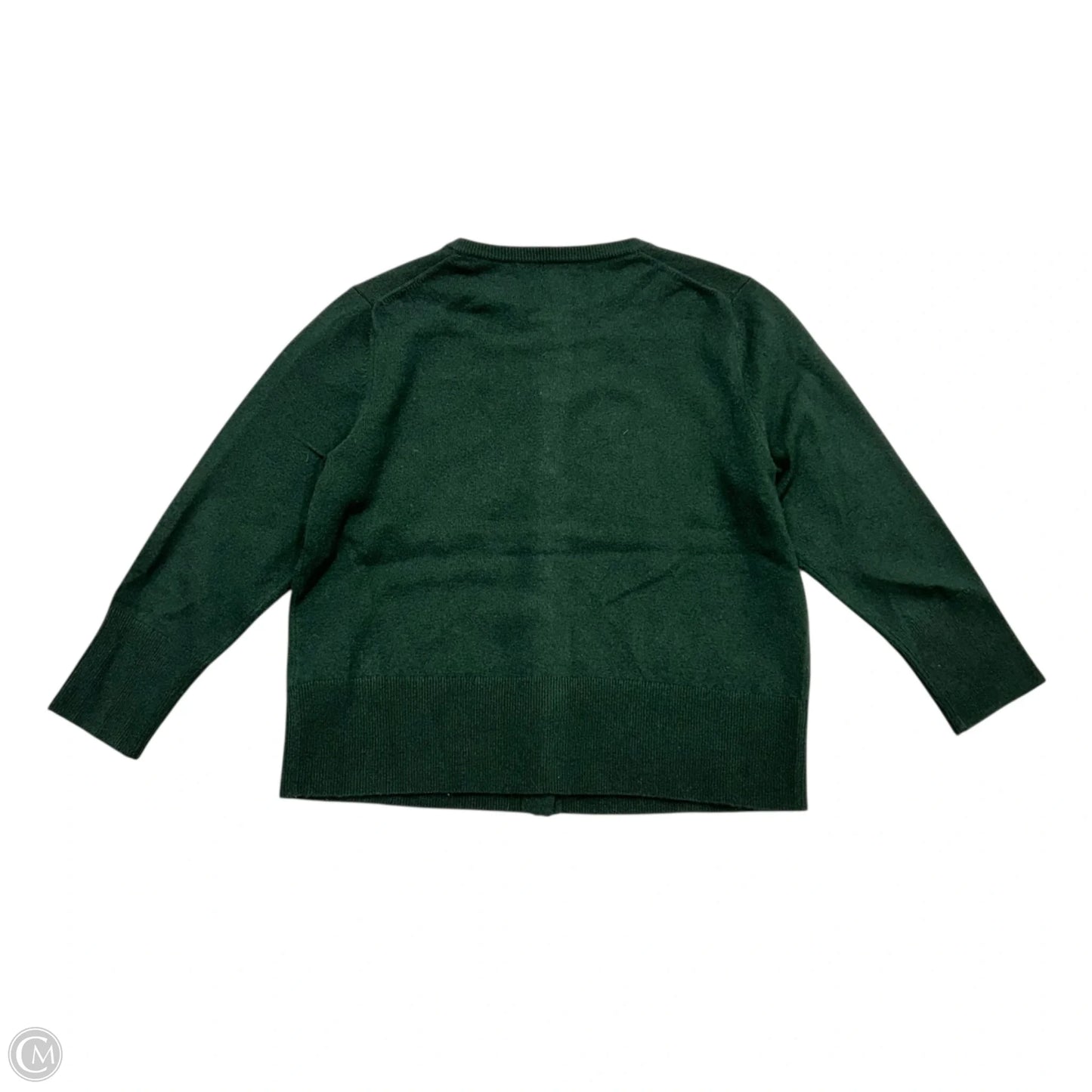 Sweater Cardigan By Vince In Green, Size: M