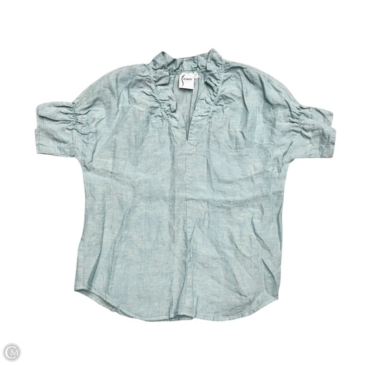 Top Short Sleeve By Finley In Aqua, Size: Xs