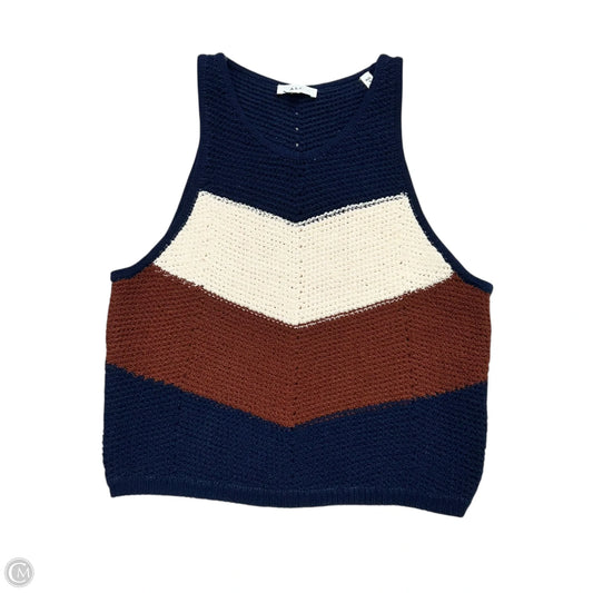 Top Sleeveless By Alc In Striped Pattern, Size: L