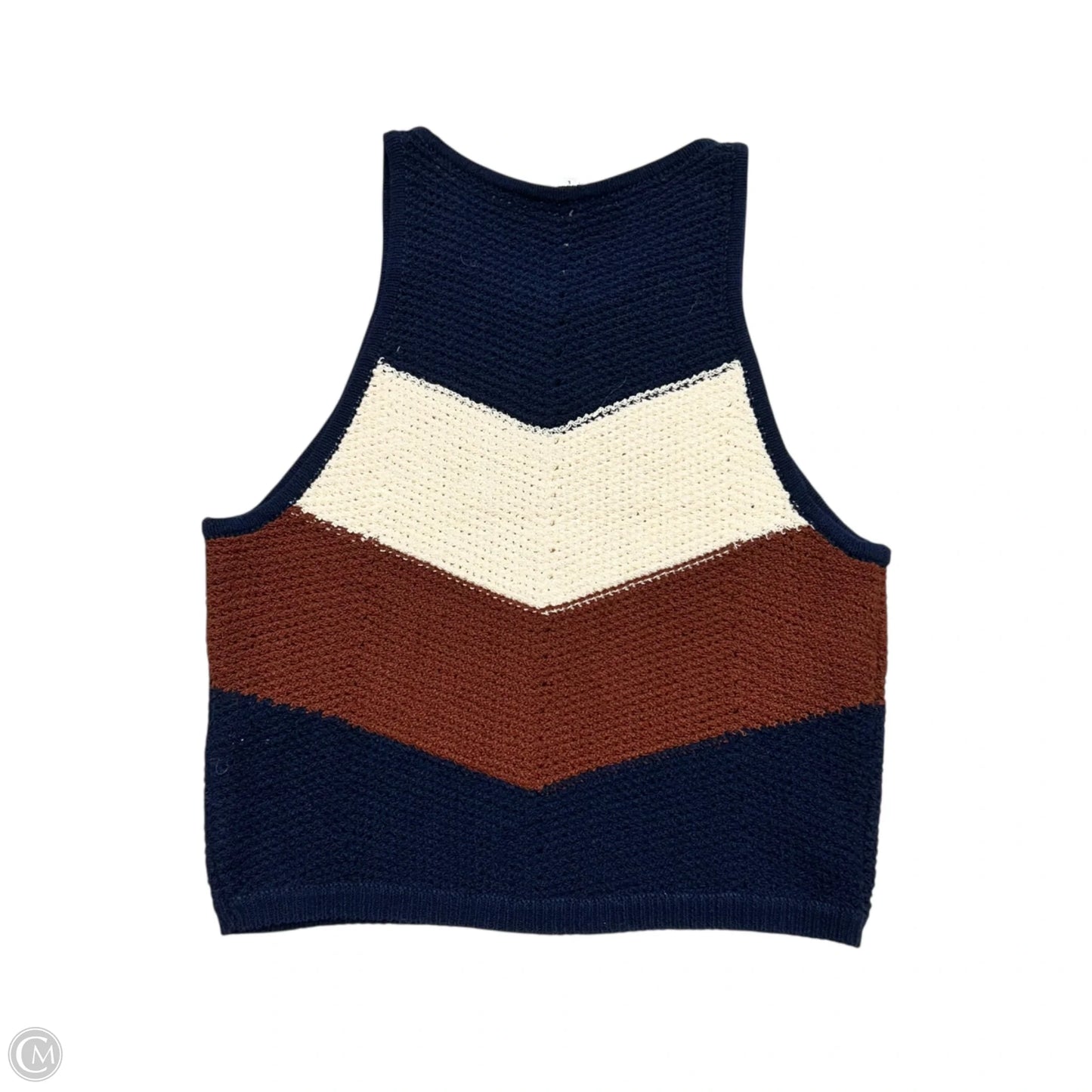 Top Sleeveless By Alc In Striped Pattern, Size: L