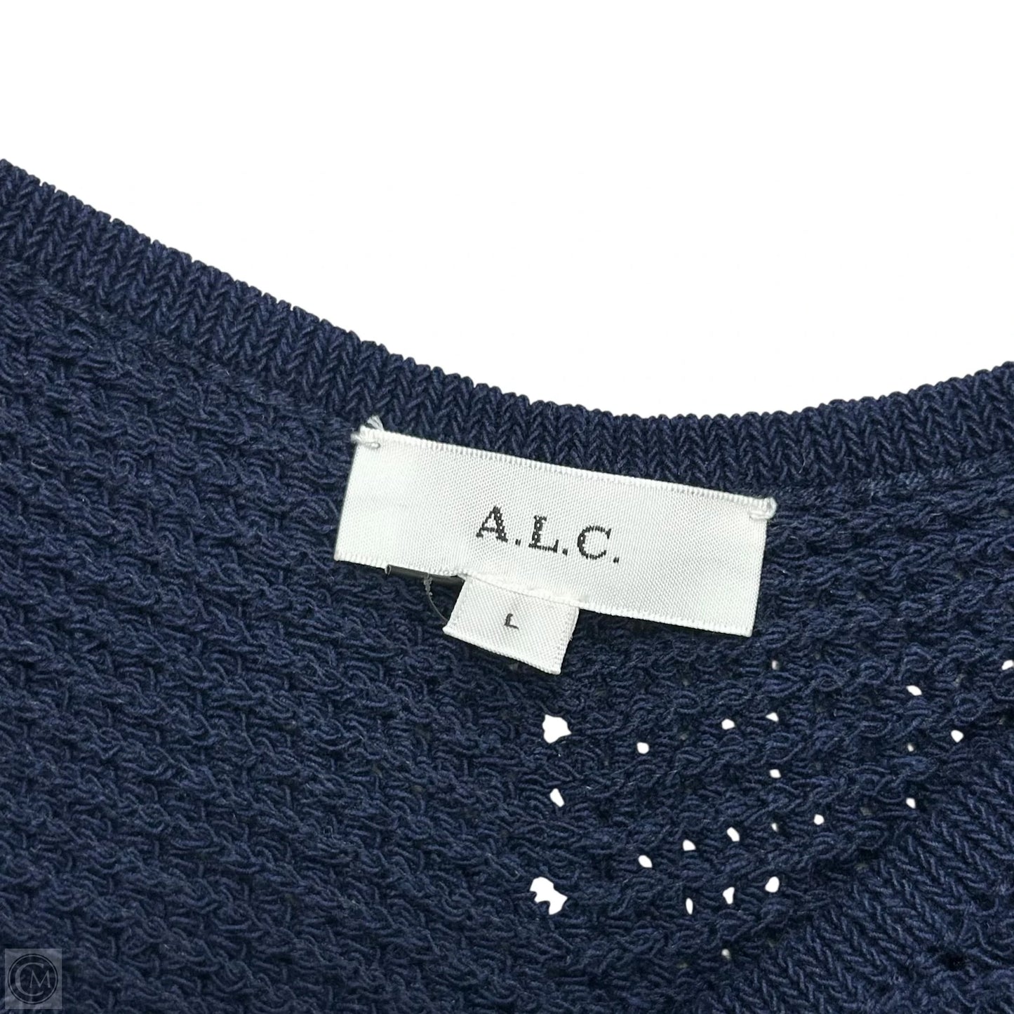 Top Sleeveless By Alc In Striped Pattern, Size: L