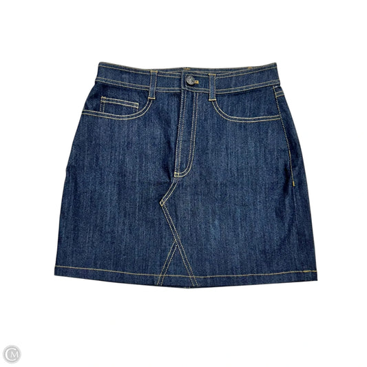 Skirt Mini & Short By Cinq A Sept In Blue Denim, Size: 0