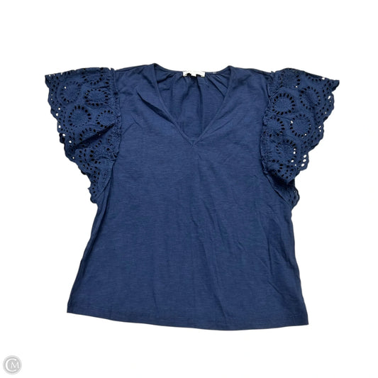 Top Short Sleeve By Ramy Brook In Navy, Size: S