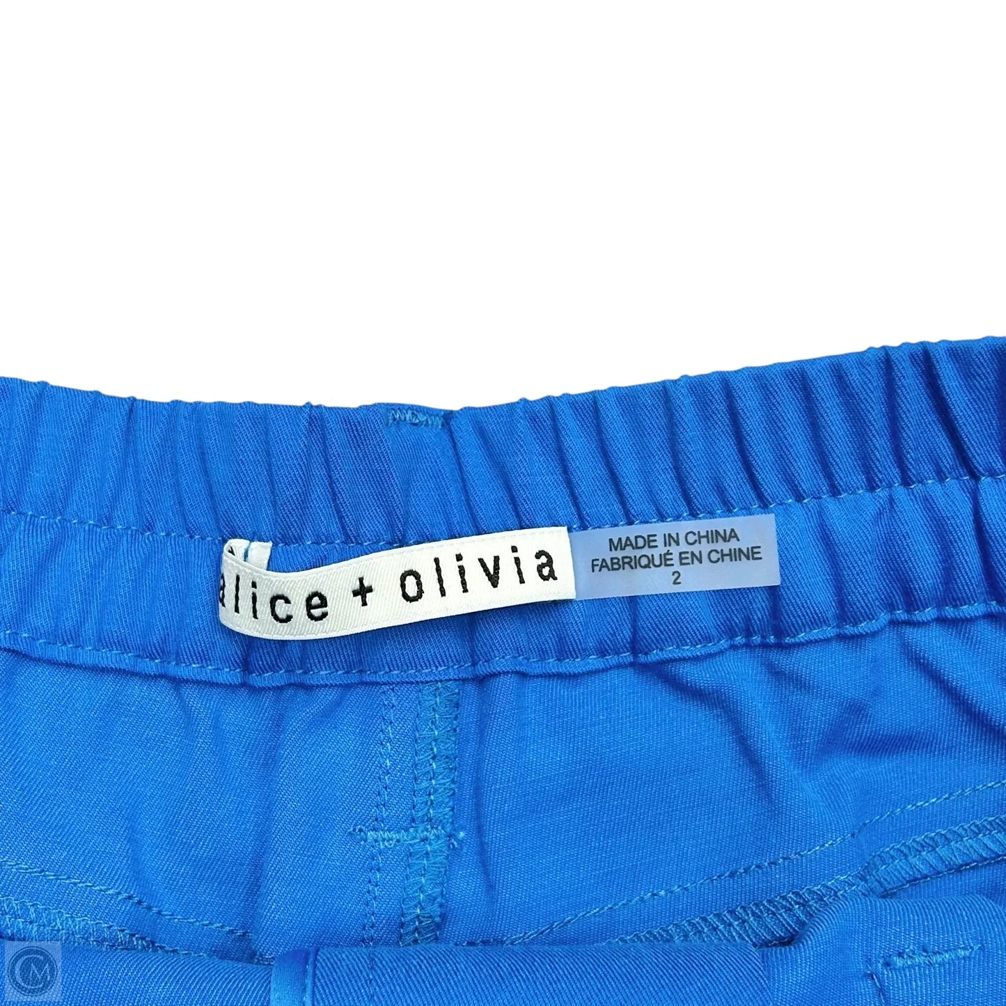 Shorts Designer By Alice + Olivia In Blue, Size: 2