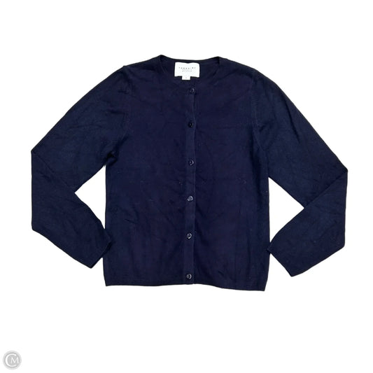 Sweater Cardigan Cashmere By The Shirt In Navy, Size: S