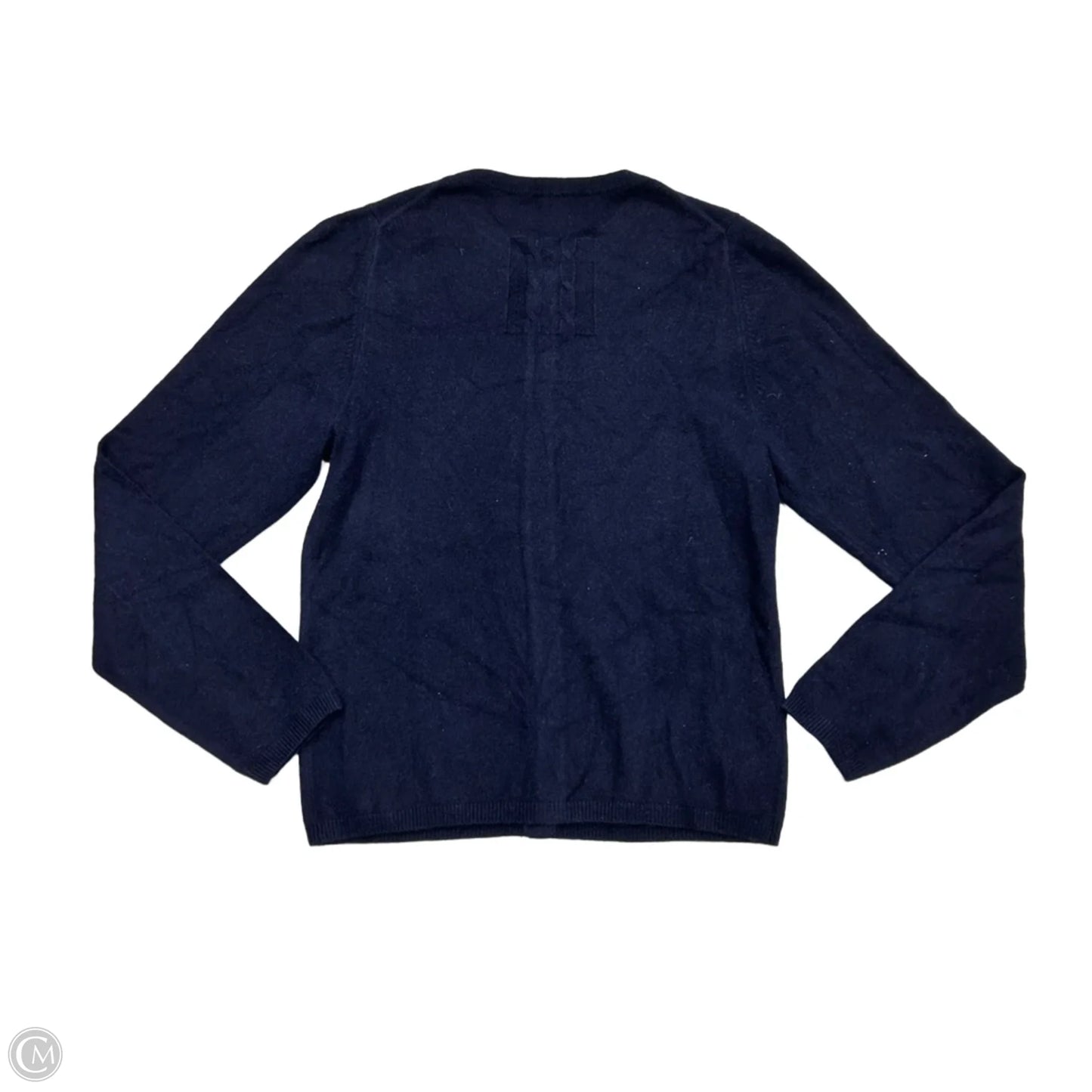Sweater Cardigan Cashmere By The Shirt In Navy, Size: S